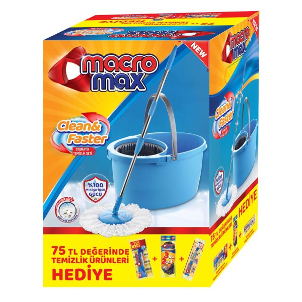Macromax Clean & Faster Temizlik Seti Hediyeli