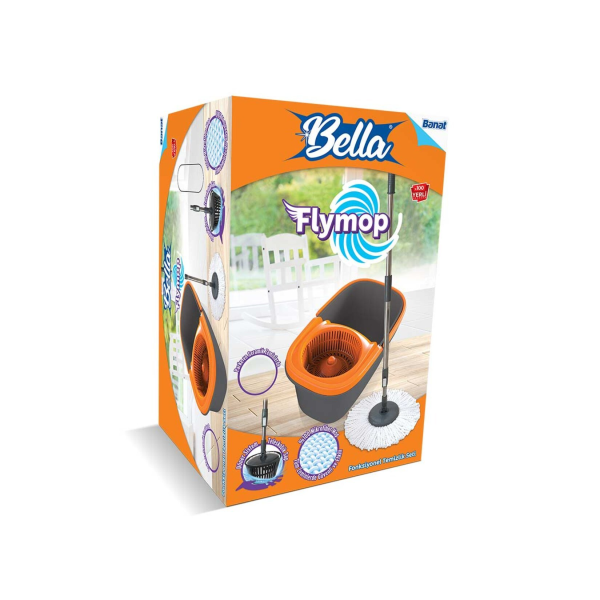 Bella Fly Mop Fonksiyonel Temizlik Seti