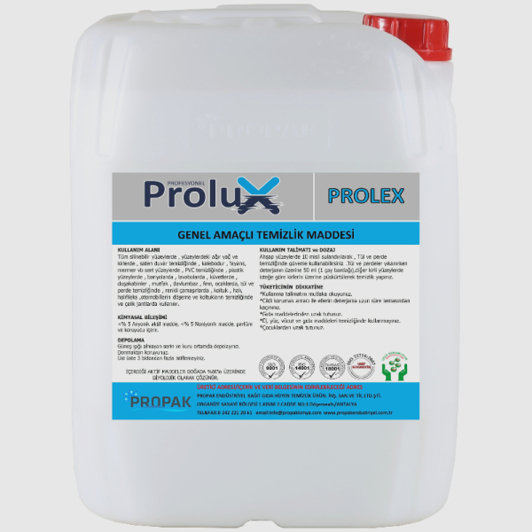 PROLEX- ÇOK AMAÇLI GENEL TEMİZLİK MADDESİ